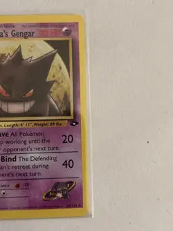 Pokemon Sabrina's Gengar 1st Edition Gym Challenge Set 29/132 Rare - Image 4