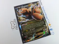 2014 Dragonite EX 74/111 XY Furious Fists Ultra Rare Holo Pokemon Card DENT/DMG - Image 3