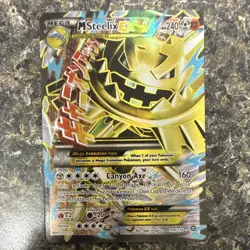 Pokemon M Steelix EX Full Art Ultra Rare XY Steam Siege 109/114 Holo EN - Image 1
