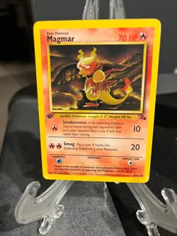 Pokemon Fossil First 1st Edition MAGMAR 39/62 WOTC 1999 - Image 1