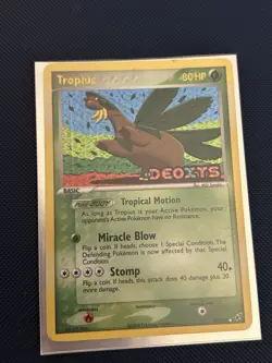 Pokemon Tropius EX Deoxys Rare Reverse Holo 27/107 80 HP Basic English - Image 1