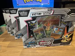 Black Bolt & White Flare - Victini Collection Box - (4 Packs) - Pokemon TCG - Image 1