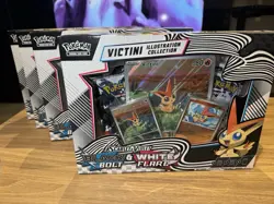 Black Bolt & White Flare - Victini Collection Box - (4 Packs) - Pokemon TCG - Image 2