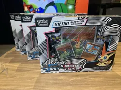 Black Bolt & White Flare - Victini Collection Box - (4 Packs) - Pokemon TCG - Image 3