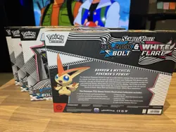 Black Bolt & White Flare - Victini Collection Box - (4 Packs) - Pokemon TCG - Image 4