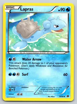 Lapras 26/99 Next Destinies Pokemon TCG Uncommon LP Regular - Image 1