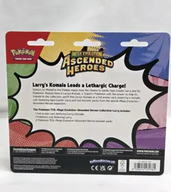Pokemon TCG Ascended Heroes Larry's Komala 2-Pack Blister BRAND NEW SEALED - Image 2