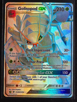Golisopod GX SV48/SV94 (Shiny Full Art) Hidden Fates Shiny Vault Near Mint - Image 1