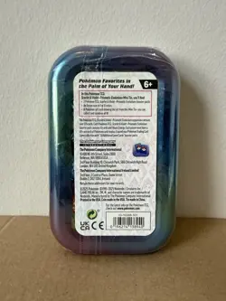 Pokemon TCG Scarlet & Violet Prismatic Evolutions Mini Tin Flareon NEW SEALED - Image 2