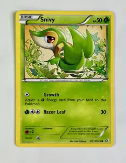 Snivy 2013 Pokemon Legendary Treasures Radiant Collection #RC1/RC25 * LP - Image 1