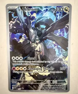 N's Zekrom 031 Ascended Heroes: Black Star Promo Pokemon TCG Illustration Rare - Image 1