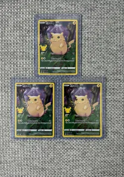 Pokemon Celebrations PIKACHU Holo #005/025 Lot Of (3) - Image 1