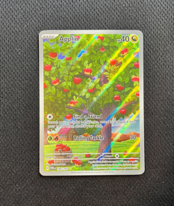 Pokemon TCG: Applin 185/167 - Sv06 Twilight Masquerade IR - NM - Image 1