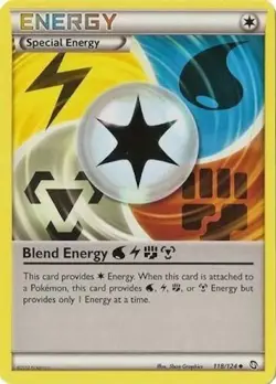 Pokemon TCG - Blend Energy - 118/124 - Uncommon - Dragons Exalted [Heavy Play] - Image 1