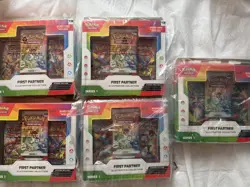 Pokemon TCG First Partners Illustration Collection Box Series 1 NEW & SEALED 5X - Image 1