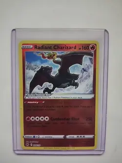 Radiant Charizard - 020/159 - Radiant Rare Crown Zenith Pokemon NM - Image 1