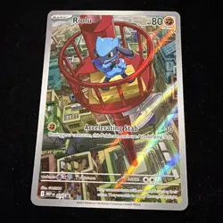 Riolu 010 Black Star Promo Mega Evolutions Rare Pokemon - Image 1