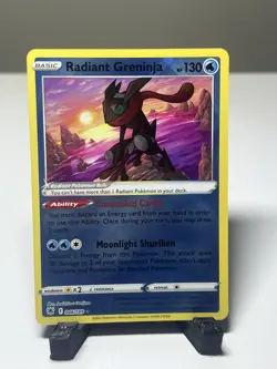 Pokemon TCG Radiant Greninja Sword & Shield - Astral Radiance 046/189 Holo - Image 1
