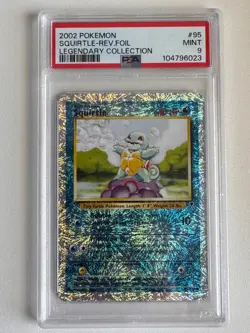 Squirtle Legendary Coll. Reverse Holo #95 PSA 9 Mint 2002 Pokemon LOW POP!!! - Image 1