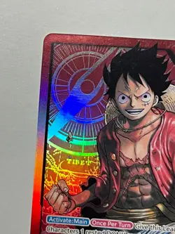 Monkey.D.Luffy ST01-001 Pre-Errata Starter Deck 1 Straw Hat Crew Foil - Image 2