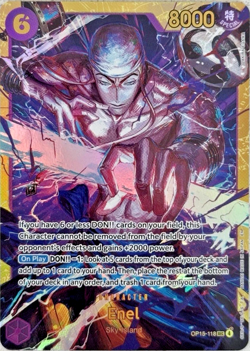 One Piece TCG Enel OP15-118 SEC – EN – NM - Image 1