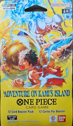 One Piece TCG OP-15 Adventure on Kami's Island Sleeves Booster Pack English - Image 1