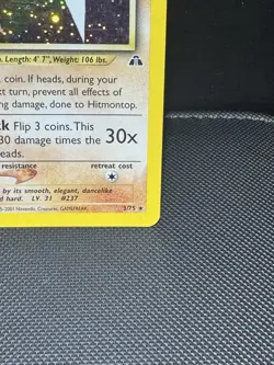 Pokemon TCG - Hitmontop 👊🏼 3/75 Neo Discovery 🛕 Holo ✨ Rare WOTC Card - LP - Image 5