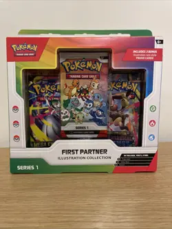 Pokemon TCG First Partner Series 1 Illustration Collection Sealed Box - Image 1