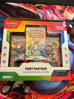 Pokemon TCG First Partner Illustration Collection Series 1 Promo Box - Sealed - Image 1