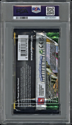 Pokemon Evolving Skies Rayquaza Art Authentic Sealed Booster Pack PSA 9 Mint - Image 2