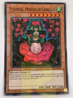 Tytannial Princess Of The Camellias R Super Rare R SESL-EN041 R Yugioh R English - Image 1