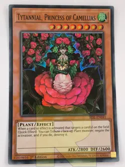 Tytannial Princess Of The Camellias R Super Rare R SESL-EN041 R Yugioh R English - Image 2