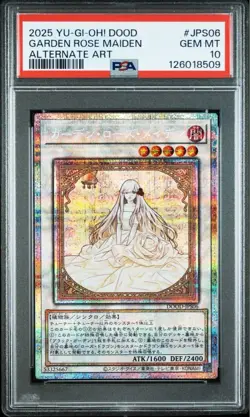 YuGiOh PSA10 Garden Rose Maiden Prismatic Secret Rare Alt Art Plus One JP - Image 1