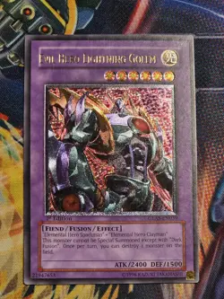 Yu-Gi-Oh Evil Hero Lightning Golem Ultimate Rare 1st Ed EURO NM - Image 1