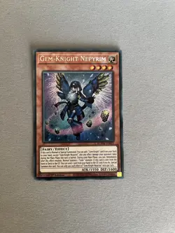 BLMM-EN021 Gem-Knight Nepyrim Secret Rare 1st Ed YuGiOh - Image 1