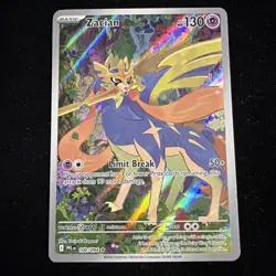 Zacian 100/94 Illustration Rare Holo Card - Pokemon Phantasmal Flames Near Mint - Image 1