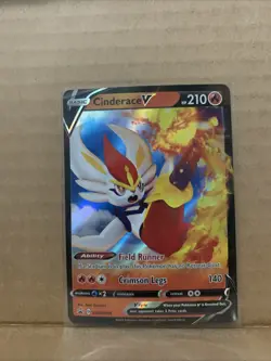 Cinderace v SWSH015 SWSH: Sword & Shield Promo Cards Holo - Image 1