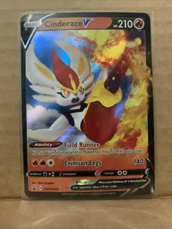 Cinderace v SWSH015 SWSH: Sword & Shield Promo Cards Holo - Image 3
