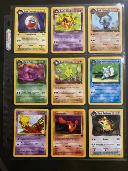 Team Rocket Set Pokemon Cards Collection Bundle Vintage WOTC 1999 No Duplicates - Image 1