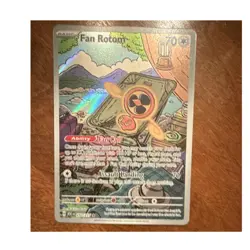 Pokemon TCG Fan Rotom Holo Card 250/217 HP Basic Hero ASC - Image 1