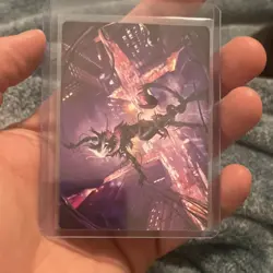 MTG Marvel Spider-Man - Gwenom Art Card NM #18 - Image 1