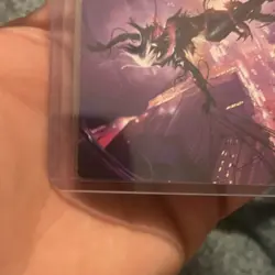 MTG Marvel Spider-Man - Gwenom Art Card NM #18 - Image 4