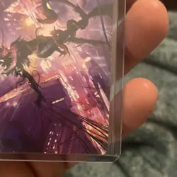 MTG Marvel Spider-Man - Gwenom Art Card NM #18 - Image 5