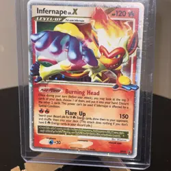 Pokemon Card: Infernape LV.X DP10 Diamond & Pearl Promo Ultra Rare! EX - Image 1