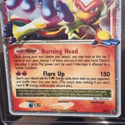 Pokemon Card: Infernape LV.X DP10 Diamond & Pearl Promo Ultra Rare! EX - Image 3