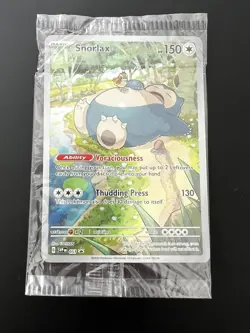 Snorlax 051 Sv: Scarlet & Violet Promo Cards Holo Sealed - Image 1