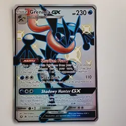 Pokemon Greninja GX SV56/SV94 Shiny Holo Rare Full Art Hidden Fates Card Mint - Image 2