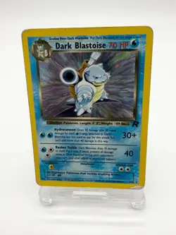 Pokemon TCG Dark Blastoise Holo Card 3/82 Team Rocket Series HP - Image 1