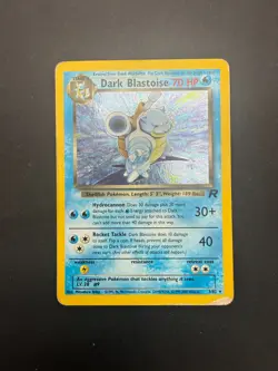 Pokemon TCG Dark Blastoise Holo Card 3/82 Team Rocket Series HP - Image 3
