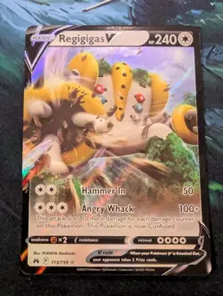 Regigigas V 113/159 Pokemon Card -NM- - Image 1